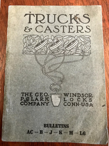 Hand trucks wheels casters 1916 GP Clark Company pictorial trade supply catalog