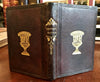 Seasons & Castle of Indolence 1835 James Thomson lovely gilt urn leather book