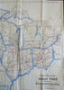 Great American Midwest travel 1856 Ferris book w/ large territorial U.S. map