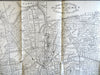 Pawtucket & Central Falls Rhode Island 1935 Sampson & Murdock detailed city plan