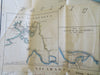 Central American Affairs 1856 w/ huge hand color Caribbean map US House Document