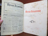 Illustrated Review rare color French Magazine 1885-6 Illustrated w/ color plates