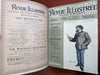 Illustrated Review rare color French Magazine 1885-6 Illustrated w/ color plates