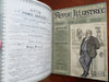 Illustrated Review rare color French Magazine 1885-6 Illustrated w/ color plates