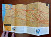 Northwest  Orient Airlines c. 1950's Aviation System Route Map American Travel