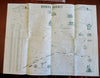 Portsmouth New Hampshire c 1960-70's Beacon Magazine Pictorial City Plan map Ads