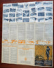 Massachusetts Industry Agriculture c. 1930 promo brochure w/ airport map