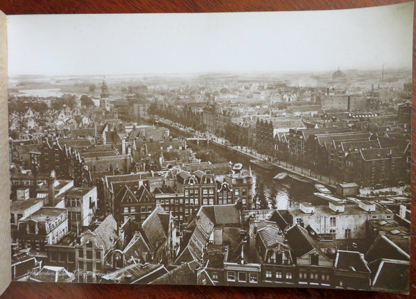 Amsterdam Holland Netherlands c. 1890's Vlieger beautiful souvenir 24 city views