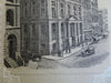 New York City Famous Buildings Churches Street Scenes 1871 Lot x 10 litho prints