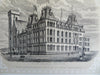 New York City Famous Buildings Churches Street Scenes 1871 Lot x 10 litho prints