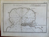 Coastal Charts Mediterranean Sea North Africa Spain 1746 Roux lot x 10 maps