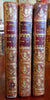 Ovid's Collected Poems Metamorphoses Fastia Erotica 1762 leather 3 vol. set