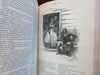 Century illustrated Magazine 2 leather books 1887-1888 pictorial wood cuts