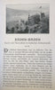 Baden-Baden Germany Black Forest 1911 illustrated tourist guide w/ map
