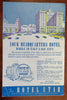 Utah Tourist's Guide 1940 Americana pictorial travel booklet local history