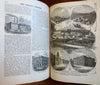 Pacific Tourist American Railroad Travel 1879 illustrated tourism guide book