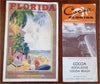 Florida Travel Tourism Lot x 2 Cocoa Tallahassee St. Augustine 1920's brochures