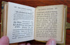 Faithful Promiser 1853 miniature leather book working metal brass clasp & edges
