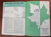 Canadian Rockies Jasper National Park c. 1940 illustrated Canada tourist book