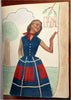 Handmade art portfolio fashion design 1952 Folio One by M.T. Quirk
