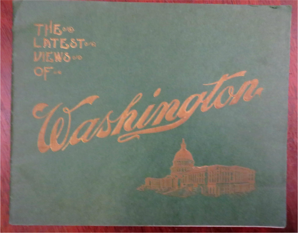 Washington D.C. 1906 Illustrated Souvenir Album Architectural tourist Views book