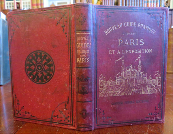 New Practical Guide to Paris 1878 French travel guide w/ large maps