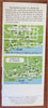 Bermuda Islands Isles of Summer 1950 illustrated folding brochure map