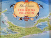 Bermuda Islands Isles of Summer 1950 illustrated folding brochure map