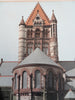Trinity Church Boston Mass. c 1890-1910 rare colorful printed architectural view