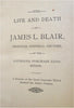 American Politics Literature Sammelband 1904 Life & Death of James Blair Scandal