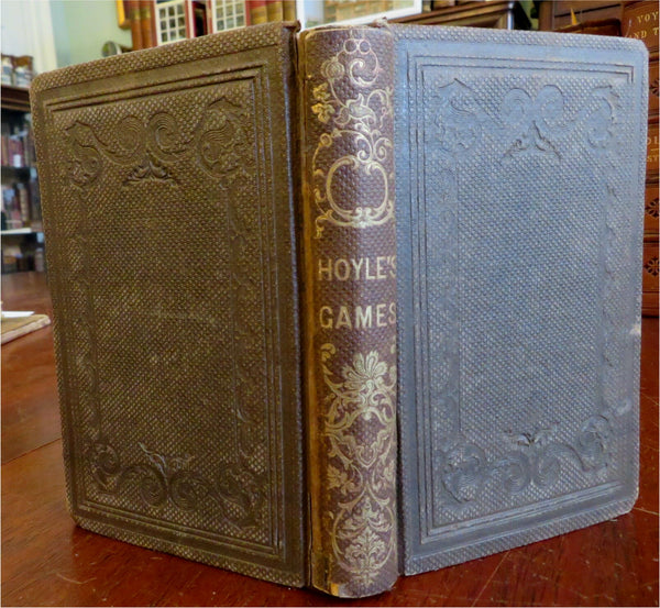 Hoyle's Games rare Illustrated Edition 1867 Strong Chess Card & Board Game Rules