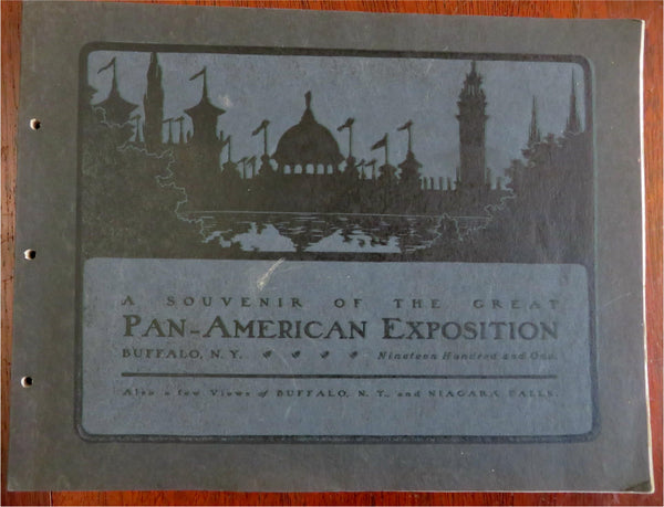 Pan-American Exposition 1901 Buffalo New York Niagara Falls souvenir album