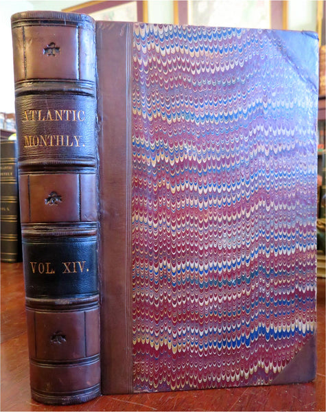 Atlantic Monthly 1864 Thoreau Emerson Longfellow Civil War American political
