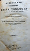 Dictionary Theological Dizionario Portatile della Teologia 1845 Italian book