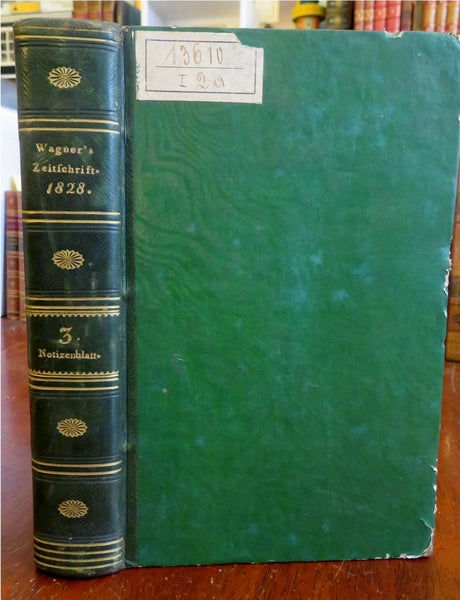 Wagner's Zeitschrift Austrian Political & Legal Periodical 1828 rare German book