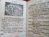 Wisdom in Miniature c 1800-20 rare wood cut pictchildren's book mystery fragment