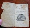 ABC Picture Alphabet for Little Learners 1836 CT wood cuts juvenile chap book