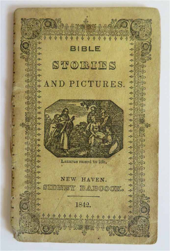 Bible Stories Old & New Testament 1842 woodcut illustrated juvenile chap book