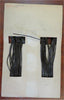 Walrus Shoe Laces c. 1930's store display sign w/ 6 sets original shoe laces