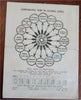 rare New York Herald nwsppr. European Edition 1900 advertising promo funnels map