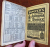 Baby Pathfinder Railway Guide 1915 American rail time tables travel book
