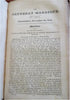 Saturday Magazine Vol. 1 July-December 1821 leather books Science Literature