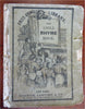 Kriss Kringle's Library Little Rhymes Verse c. 1850 woodcut juvenile chap book