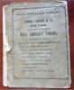 Kriss Kringle's Library Little Rhymes Verse c. 1850 woodcut juvenile chap book