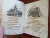 Kriss Kringle's Library Little Rhymes Verse c. 1850 woodcut juvenile chap book