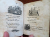 Kriss Kringle's Library Little Rhymes Verse c. 1850 woodcut juvenile chap book