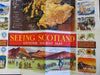 Kingdom of Scotland Decorative Vignettes Clan Shields c. 1950's lg pictorial map