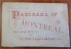 Montreal Canada Architectural Views c. 1860's small panoramic souvenir album