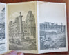 Montreal Canada Architectural Views c. 1860's small panoramic souvenir album