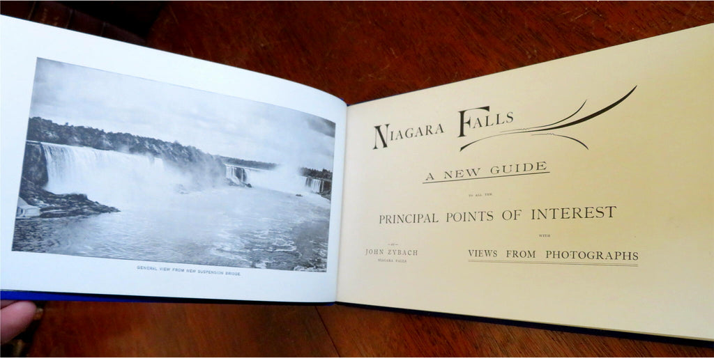Niagara Falls New York Local History & Views 1895 illustrated souvenir album
